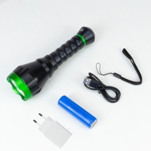 Lanterna PNI Adventure F750 Green Light, aluminiu, LED 10W, 500 lm, pana la 850 m, 4000mAh, IP44, 4000mAh inclus, cu alimentator PNI CHG300 inclus - Img 6