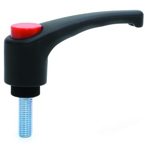 Maneta de strangere din nailon cu surub M10x50