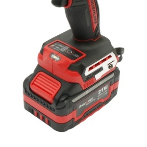 Masina de insurubat cu impact 1/2 inch 500W, 2 acumulatori 21V, 4Ah Li-ion, LED, Brushless, 450Nm, 0-1800/2400rpm Breckner Germany - Img 13