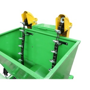 Masina de plantat cartofi pe 2 randuri cu fertilizare, buncar 180kg model Polonia - Img 8