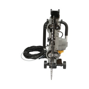 Masina de taiat beton electrica 5000W, 220V, disc inelar diamantat 500mm, adancime 390mm, pompa apa automata 20 L/min Breckner Germany - Img 4