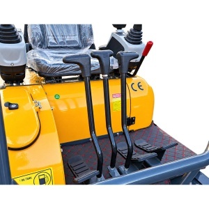 Mini excavator 2T pe senile cu semicabina, motor diesel Laidong 25CP, adancime sapare 2060mm, 3 cupe incluse 170/440/780mm THOR - Img 7