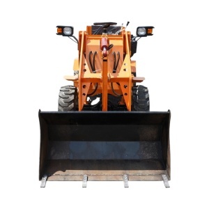Mini incarcator frontal articulat 4x4, motor diesel 32CP, capacitate ridicare 500kg, latime cupa 1000mm Breckner Germany - Img 3