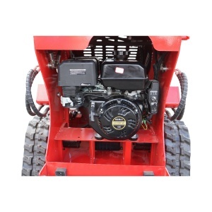 Mini incarcator frontal pe senile, motor benzina 15CP, 420cc, capacitate ridicare 300kg, volum cupa 0.15m3 THOR - Img 10