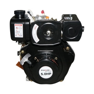 Motor diesel 5CP 173F, 247cc, turatie 3600rpm, ax rotund filetat 19.05mm, pornire sfoara Breckner Germany - Img 4