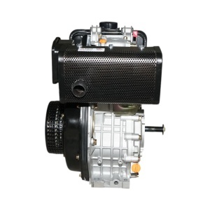 Motor diesel 7CP 178F, 296cc, turatie 3600rpm, ax rotund filetat 19.05mm, pornire sfoara Breckner Germany - Img 5