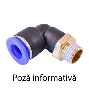 Mufa rapida cot plastic 6mm filet exterior alama M16