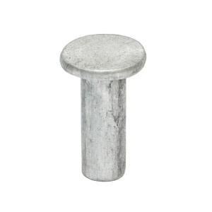 Nit aluminiu solid 4x8mm, diametru cap 15mm