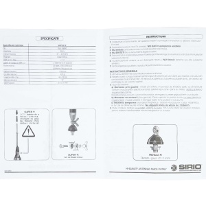 Pachet Antena CB Sirio SUPER 9 cu fluture, lungime 155 cm si Sticky Pad Drapel inclus - Img 7