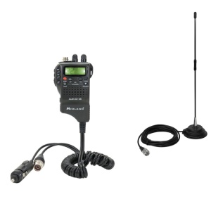 Pachet statie radio CB Midland Alan 42 DS, ASQ, 40CH, 4W, SWR 1.0 + Antena PNI Extra 40 cu magnet