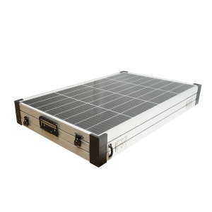 Panou solar 240W portabil fotovoltaic monocristalin tip valiza cu regulator tensiune 12/24V 20Ah 2 USB-uri Breckner Germany - Img 3