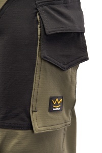 Pantaloni Seven Kings Trail – talie khaki/negru - Img 7