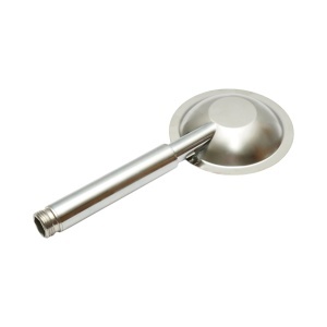 Para de dus baie rotunda, 1 functie tip ploaie, duze silicon, crom lucios, otel inoxidabil 100x225mm - Img 5