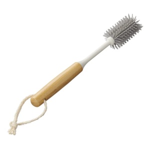 Perie curatare sticle 31.5 cm Ø5 cm x 7.5 cm bambus - Img 3
