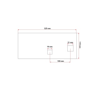 Plaz scurt drept PP4 fara cioc 10mm grosime - Img 4