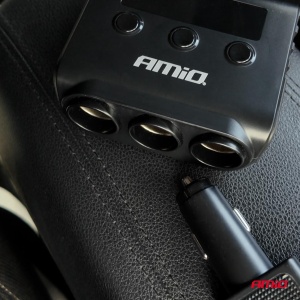 Priza bricheta 4xUSB-A QC3.0 PD 3.0 180 W Amio - Img 2