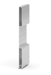 Profil subțire dintr-o singură bucată 400 × 25 x 6600 mm
