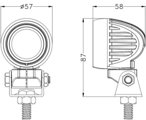 Proiector 1 LED 800LM - Img 4