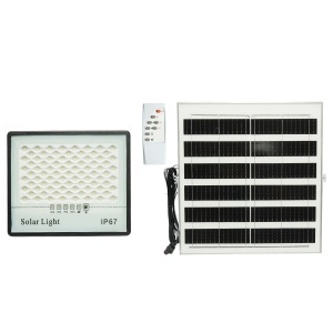 Proiector LED 200W, 6500K cu panou solar 15W, baterie LiFePO4 10000mAh si telecomanda IP67 Breckner Germany