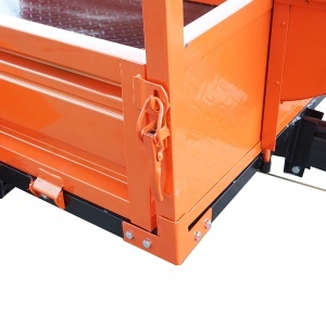 Remorca motocultor basculabila 450kg, bena 1400x1000x300mm, roti 4.00-12 THOR - Img 11