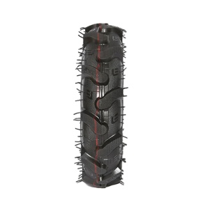 Roata completa 400/8 R1 6PR crampon cu janta neagra THOR - Img 2