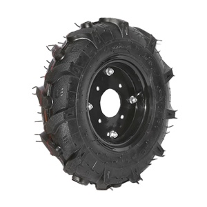 Roata completa 400/8 R1 6PR crampon cu janta neagra