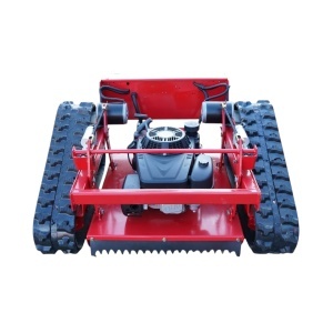 Robot de tuns iarba pe senile cu telecomanda, motor Loncin 9CP, 224cc, latime de taiere 550mm THOR - Img 2