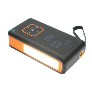 Robot pornire si compresor aer smart 80W 150 PSI, afisaj digital LED, baterie litiu 8000 mAh, baterie externa, lanterna LED, port USB/USB-C, accesorii incluse - Img 5