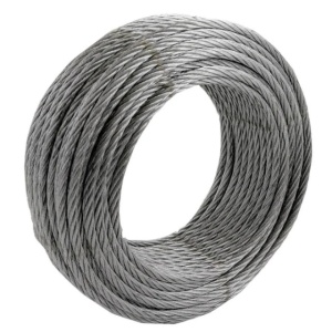 Rola 50 m cablu otel zincat 8mm 6x12