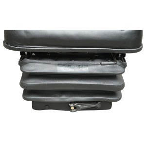 Scaun universal reglabil pe inaltime si greutate 50-130Kg, cotiere si spatar rabatabil 40-80° pentru tractor, utilaje agricole, industriale, stivuitor - Img 5