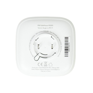 Senzor de gaz metan (CH4) PNI SafeHouse HS201 cu Wi-Fi, control din aplicatia Tuya Smart, alimentare 230V, 70dB, prompt vocal, alarma sonora si vizuala, iesire electrovalva - Img 5
