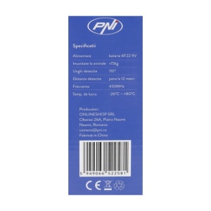 Senzor de miscare PIR PNI SafeHouse HS004, pentru sisteme de alarma wireless, cu imunitate la animale, sensibilitate reglabila - Img 6