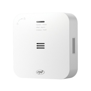 Senzor de monoxid de carbon (CO) wireless PNI SafeHouse HS281S, control din aplicatia Tuya Smart, alimentare baterii AA, alarma sonora si vizuala, alarma silentioasa - Img 2