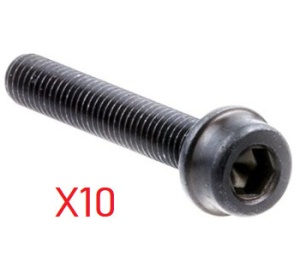 Set 10 buc suruburi Husqvarna 365 (M5 x 30 mm)