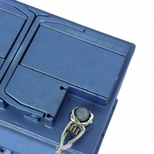 Set 2 borne baterie auto Carpoint 12V 25A , cleste pentru utilizare auto si marina - Img 2