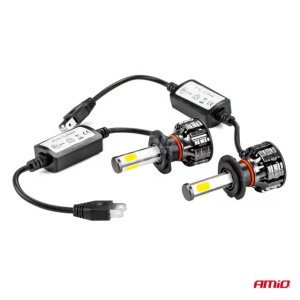 Set 2 buc bec LED H7 COB - Img 7
