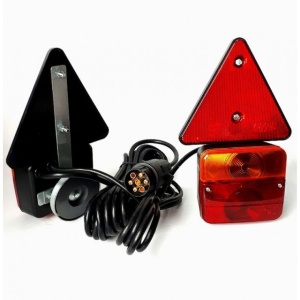 Set 2 lampi remorca cu cablu si prindere magnetica