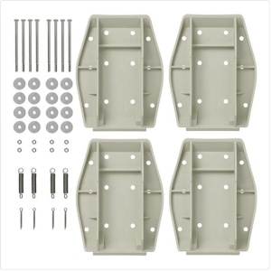 Set 4 picioare stabilizare cu arc pentru rulota 27.5 x 20.5 cm - Img 4