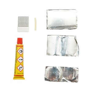 Set 5 petice vulcanizare camera bicicleta, motocicleta, roaba, tuk-tuk 24x35mm, 25mm, 32x50mm + 1 tub adeziv 8ml - Img 3
