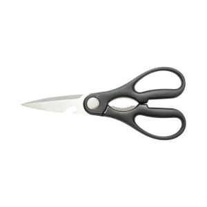 Set cutite bucatarie 15 piese cu suport, tocator si foarfeca, lama otel 3Cr13, maner PP negru Breckner Germany - Img 12