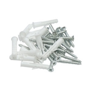 Set diblu universal din plastic alb 6x30mm cu surub 4x30mm 50 buc/set - Img 7