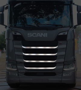 Set ornamente cromate grilaj fata SCANIA S/R 2016+