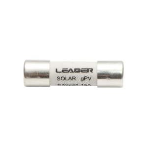 Siguranta fuzibila 10x38mm cilindrica BX0234 pentru sisteme solare gPV, 15A, 1000V Leader