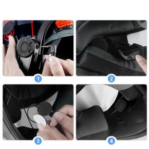 Sistem comunicare moto PNI BTH03 pentru casca inchisa sau deschisa - Img 6