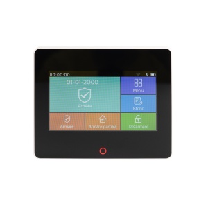 Sistem de alarma wireless PNI SafeHouse HS670 WiFi GSM 4G, ecran color tactil, 99 zone wireless, suporta 5 numere de telefon, apel si SMS de alarma, compatibil cu aplicatia Tuya Smart - Img 4