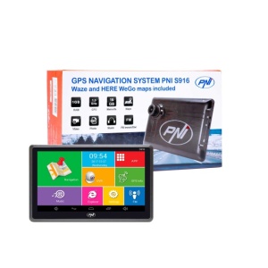Sistem de navigatie GPS + DVR PNI S916 ecran 7 inch cu Android 6.0, memorie 16 GB, 1GB DDR3 RAM, harti Here Maps si Waze cu radarele din Romania - Img 6