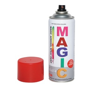 Spray vopsea Magic rosu passion 21D 450 ml - Img 3