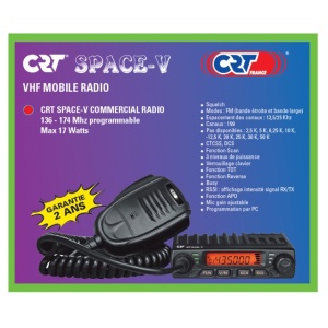 Statie radio VHF CRT SPACE V 136-174MHz, 199 canale, progamabila pe PC, 13.8 Vdc, Talk Around, Scan, Squelch, BCL, Mic Gain - Img 6