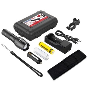 STEEL RECHARGEABLE: Lanterna reincarcabila LED 10W super accesorizata - Img 2