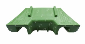 Suport fixare butoaie pentru chingi de ancorare verde